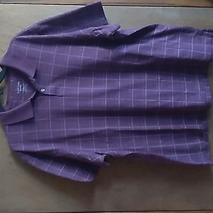 Van Heusen Burgundy Men's Golf Shirt